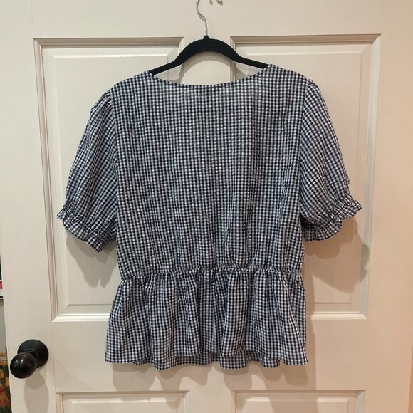 Navy and white cute top size XL by Skies Are Blue - Picture 6 of 6